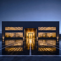 Prefabrik Depo Çelik Yapı Bina Prefabrik Showroom 4s Otomobil Showroom'u