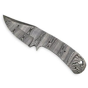 Cuchillo de aventura para exteriores hecho a mano con acero de Damasco y logotipo personalizado para senderismo, camping y pesca, cuchillo de caza. - Product Image 2