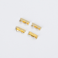 Boerda DJ451-2S Série Shark – Bornes de connexion à sertir en laiton verni brillant de haute qualité 0,5 mm, incluant les types à anneau et à fourche pour