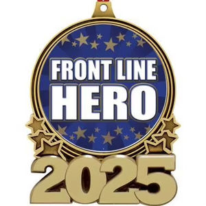 Nobile vendita calda Design unico personalizzato 3 "doppia azione 2025 inserire medaglie di consapevolezza - Product Image 1