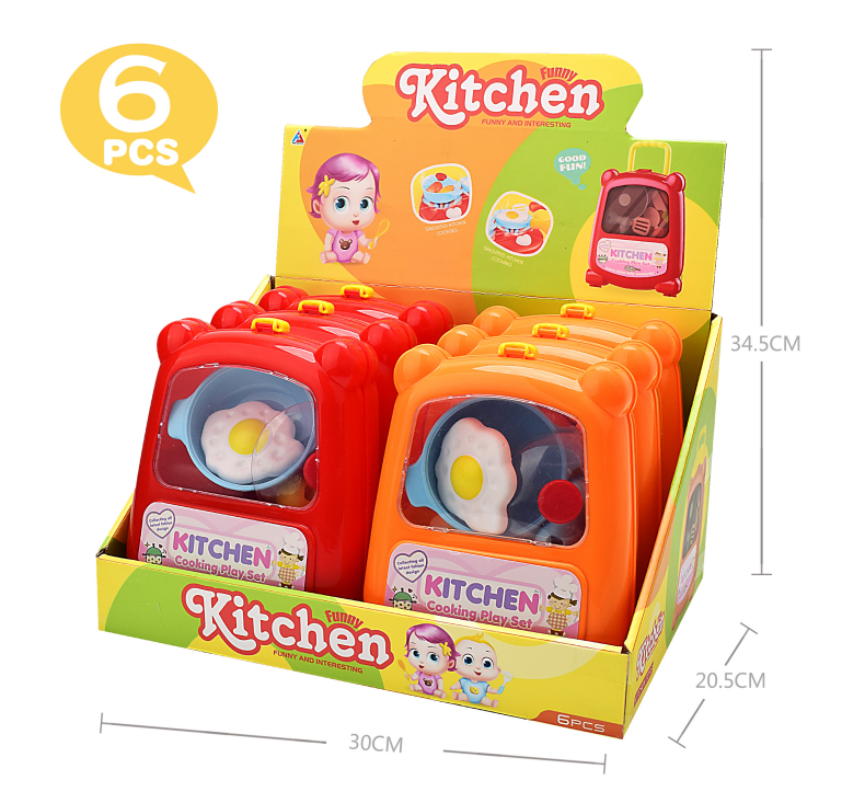 Новые детские коробочки для девочек, кухонный набор для упаковки, рекламная игра
