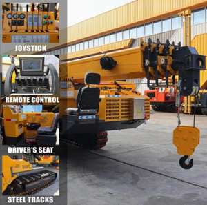 Mini-grue <span class=keywords><strong>araignée</strong></span> électrique diesel portable tout-terrain sur chenilles avec affichage du couple - Product Image 3