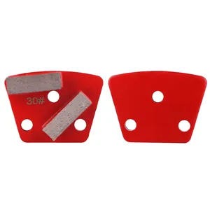 Outils de polissage au diamant trapézoïdal à 2 segments de qualité supérieure plaques de meulage de polissage humide pour une préparation efficace de la surface en béton OEM - Product Image 6