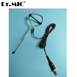 Mini portátil con cable de una sola oreja con cara de escenario Beige auriculares micrófono para adoración Pastor predicación oído conjunto micrófono - Product Image 5