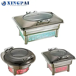 XINGPAI hotel buffet food equipment 304 stainless steel chefing dish food warmer chafing