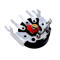 Potentiomètre de volume BONENS RV12 à pied plat, interrupteur à pédale à pied flexible, composition carbone 5K, 10000 cycles, pour amplificateur radio
