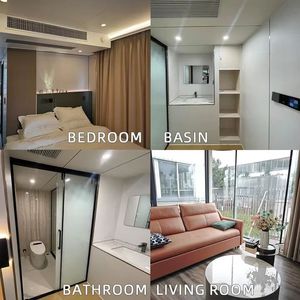 Habitaciones de hotel prefabricadas Casa de cápsulas Casa pequeña Cápsula espacial Hotel Homestay Casa de cápsulas espaciales - Product Image 4