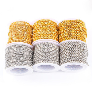 Chaîne gourmette JIAYE <span class=keywords><strong>B727</strong></span> en acier inoxydable soudé sur mesure, anti-ternissement, composants pour la fabrication de bijoux DIY - Product Image 2