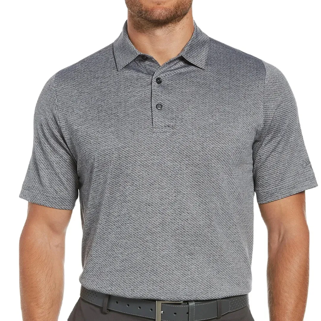Tops Venta al por mayor Raya Golf Personalizado Promocional Neon Knit Mens Trendy Funky Novedad Cómodo Navy Golf Polo Shirt