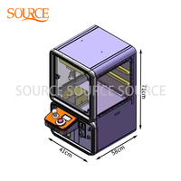 Игровой автомат SOURCE LED Neon Modular Grid Cube для выдачи призов, монетоприемный, аркадный, для развлекательных центров