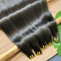 Cheveux Vierges Indiens Vietnamiens Double Trame Raides Qualité 12A 100% Humains Non Traités Bruts, Lots de Mèches