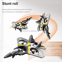 Avión planeador teledirigido de 2.4g con modelo EPP, altura ajustable, acrobacias aéreas, para niños y adultos.