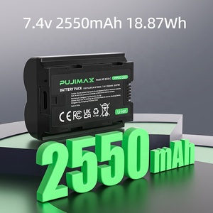 Batterie numérique rechargeable Li-ion PUJIMAX 7.4V 2550mAh Type C NP-W235 pour appareil photo Fujifilm Fuji X-T4 <span class=keywords><strong>GFX</strong></span> 100S X-T5 X-H2 3.4 - Product Image 3