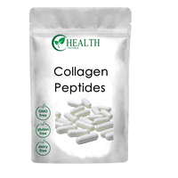 Marque privée Poudre de peptides de protéines multi super collagène avec acide hyaluronique Vitamine C Suppléments de beauté Croissance des poils de la peau