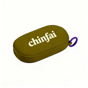 Chinfai Nouveau Portefeuille Simple en Gros pour Cadeau d'Entreprise, avec Logo Personnalisé, Couleur Bonbon, Porte-clés Rond en Silicone et Porte-monnaie en Peluche - Product Image 6