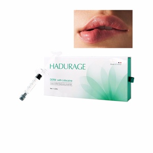 HADURAGE 2ml 24mg Acide Hyaluronique – Remplisseur Dermique pour le Visage et les Lèvres – <span class=keywords><strong>Injection</strong></span> Anti-Rides Profondes pour l'<span class=keywords><strong>Augmentation</strong></span> <span class=keywords><strong>des</strong></span> Joues, du Menton et <span class=keywords><strong>des</strong></span> Lèvres - Product Image 4