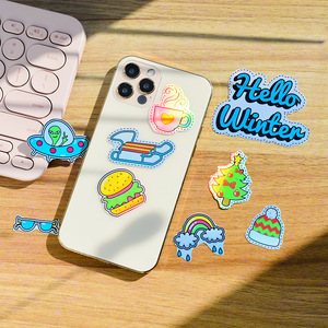 Papel adhesivo impermeable holográfico imprimible, hoja <span class=keywords><strong>de</strong></span> pegatinas <span class=keywords><strong>de</strong></span> vinilo <span class=keywords><strong>de</strong></span> arcoíris autoadhesiva para impresora <span class=keywords><strong>de</strong></span> inyección <span class=keywords><strong>de</strong></span> tinta - Product Image 4