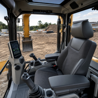 Excavatrice Caterpillar 336 d'occasion fiable, moteur diesel CAT remis à neuf, pelle sur chenilles de 36 tonnes avec équipement Kawasaki pour travaux en carrière