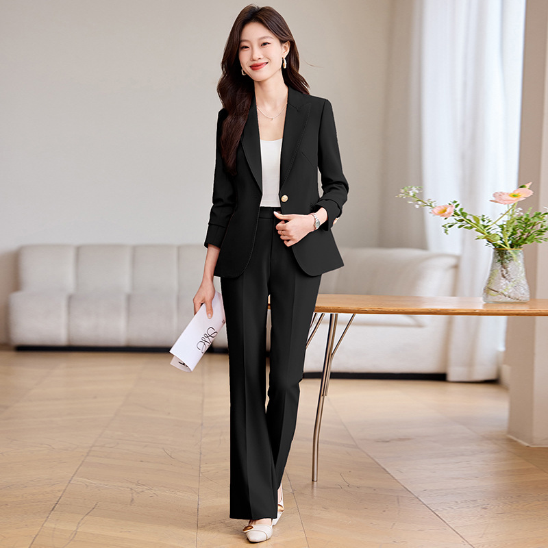 Beige flared pants