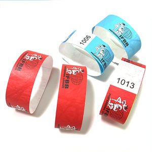 Pulseras de Tyvek de un Solo Uso, Color Liso, Papel Dupont Personalizado, para Eventos, Festivales, Parques - Product Image 6