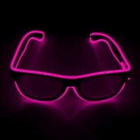 Heißer Verkauf Kreative LED-Sonnenbrille Leuchtende Lichtbrille für Feiertage PVC-Blinkbrille Diwali Weihnachten LED-Leuchtbrille