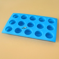 Moules en Silicone à 9 cavités, de qualité alimentaire, pour chocolat, biscuits de forme ronde
