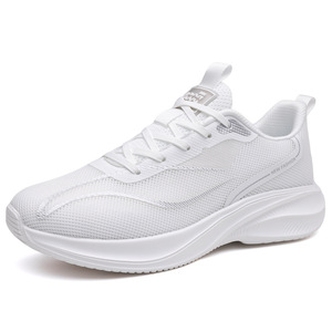 <b>Men</b> Summer Mesh Running <b>Shoes</b> <b>Lightweight</b> Breathable Outdoor Sport Casual Sneakers White EVA Midsole Rubber Outsole - Product Image 5