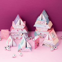Calendrier de l'Avent personnalisé 2026 – Boîte vide pour emballage cadeau – Calendrier de l'Avent Beauté et Glamour 24 jours – Boîte de compte à rebours de Noël