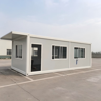 Maison conteneur préfabriquée avec décoration intérieure complète, cabine modulaire pour atelier temporaire, salle de repos du personnel