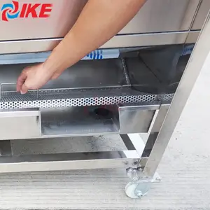 IKE Komersial Mesin Pengupas Kentang Jumlah Besar Mesin Pengupas Kudzu Jahe Peralatan Cuci dan Kupas