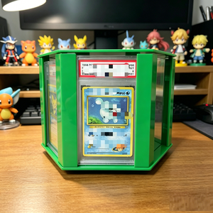 Top Selling Premium <b>Rotating</b> Custom Acrylic Display Stand Stable Easy Assembly Trading Card Grading Slab For Display - Product Image 5