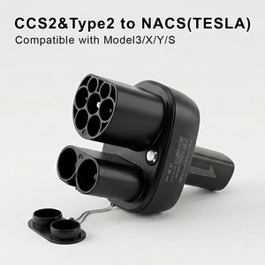 อะแดปเตอร์ CCS2 เป็น NACS สำหรับชาร์จรถยนต์ไฟฟ้า รองรับการชาร์จเร็ว 250 กิโลวัตต์ รองรับการชาร์จแบบ Type 2 AC สำหรับรถยนต์รุ่น 3 Y S X - Product Image 1