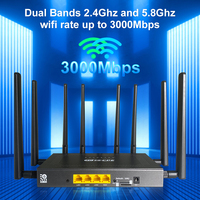 CPE Dual-SIM 4G/5G con Encriptación OpenWrt para Empresas, Router WiFi 6 5G con Frecuencias de 2.4GHz y 5GHz, Ranura para Tarjeta SIM, OEM/ODM