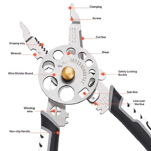 Electrician Stripping Pliers Stripping and Cutting Line Multifunctional Universal Industrial Grade Line Breaking Turntable Cable - Product Image 4
