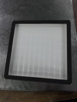 Filter HEPA Industri Mini Pleat HVAC H13 H14 Grosir, Bingkai Aluminium, Filtrasi Menengah Fiberglass untuk Cleanroom Laminar Flow
