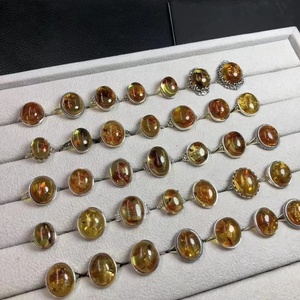 <span class=keywords><strong>Anello</strong></span> in <span class=keywords><strong>Argento</strong></span> Sterling 925 con Cristallo Curativo Spirituale e <span class=keywords><strong>Ambra</strong></span> Dorata Naturale per un Sonno Riposante e Riduzione delle Radiazioni - Product Image 6