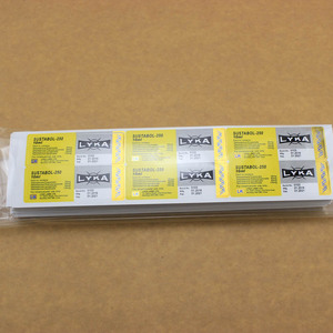 OEM/ODM-pegatinas de papel de impresión Biodegradable, pegatinas personalizadas, impermeables, respetuosas con el medio ambiente, troquelado, logotipo de lámina dorada - Product Image 5