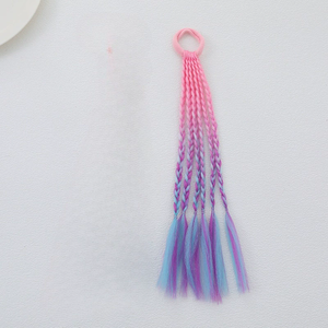 Cordons de cheveux tressés torsadés pour enfants, tresses de boxe colorées tendance, <span class=keywords><strong>accessoires</strong></span> capillaires pour coiffure quotidienne - Product Image 5