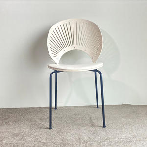 Silla alta con respaldo de madera de mimbre Real para interiores, Silla de bambú con acento, Silla de comedor de café de caña de ratán para Hotel y restaurante - Product Image 4