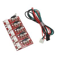 Kit Printer 3D CNC untuk Arduino Mega 2560 R3 RAMPS 1.4 Controller LCD 2004 + 6X Limit Switch Endstop 5 Driver Stepper A4988 3D Pr