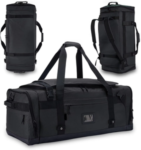 Waterproof Durable Heavy Duty Tactical Canvas Duffel <b>Bag</b> Foldable Gym <b>Backpack</b> 80L Large <b>Travel</b> Duffle <b>Bag</b> - Product Image 3
