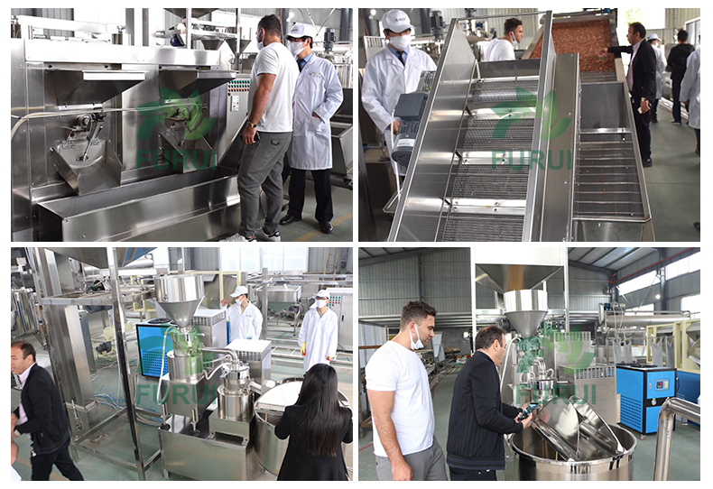 Ngành công nghiệp thực phẩm nhà máy keo/Ớt Máy Làm nước sốt/Bơ đậu phộng Máy làm