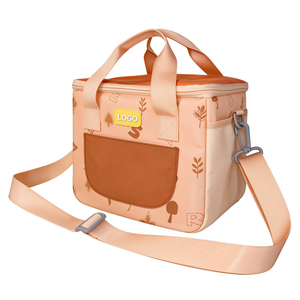 Bolsa Térmica Aislante OEM con Diseño de Letras, Doble Asa, Cierre de Cremallera Impermeable para Almacenamiento de Alimentos para Picnic - Product Image 4