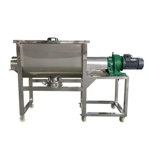 Misturador de pó de leite de bezerro, misturador horizontal de 2000 kg, máquina misturadora de fita dupla para mistura a seco