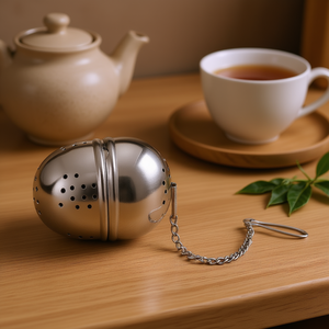 <b>Tea</b> <b>Infuser</b> Stainless Steel Ball With Chain For Loose Leaf <b>Tea</b> Brewing - Product Image 3