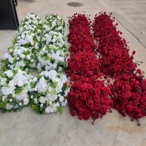 Suministros de Decoración para Bodas, Arreglo Floral de Rosas Grandes, Centros de Mesa Florales para Bodas, Bola de Flores Artificiales de Seda - Product Image 6
