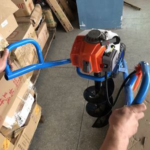 High Efficiency Industrial Grade <b>Gasoline</b> Earth Auger Wheels Single Tree Planting Digging Machine Post Hole Digger - Product Image 5