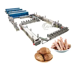 Linha de produção de batatas fritas fritas totalmente automáticas/máquina fritas francesas/planta de processamento de batatas congeladas
