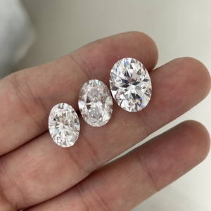 Pietra di Moissanite Sintetica di Alta Qualità, 1-10 Carati, <span class=keywords><strong>D</strong></span> VVS, Taglio Ovale, a Pera, Radiante, Gemma Sciolta - Product Image 6