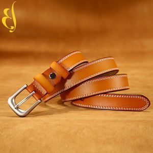 カスタムレザーレディースベルト本革女性用合金バックル付き - Product Image 6